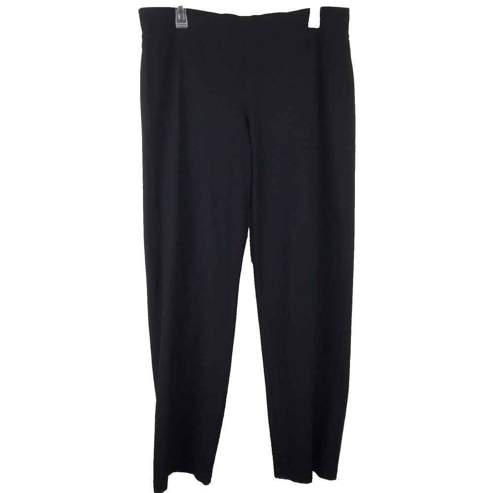 Women's Black Straight-Leg Pants